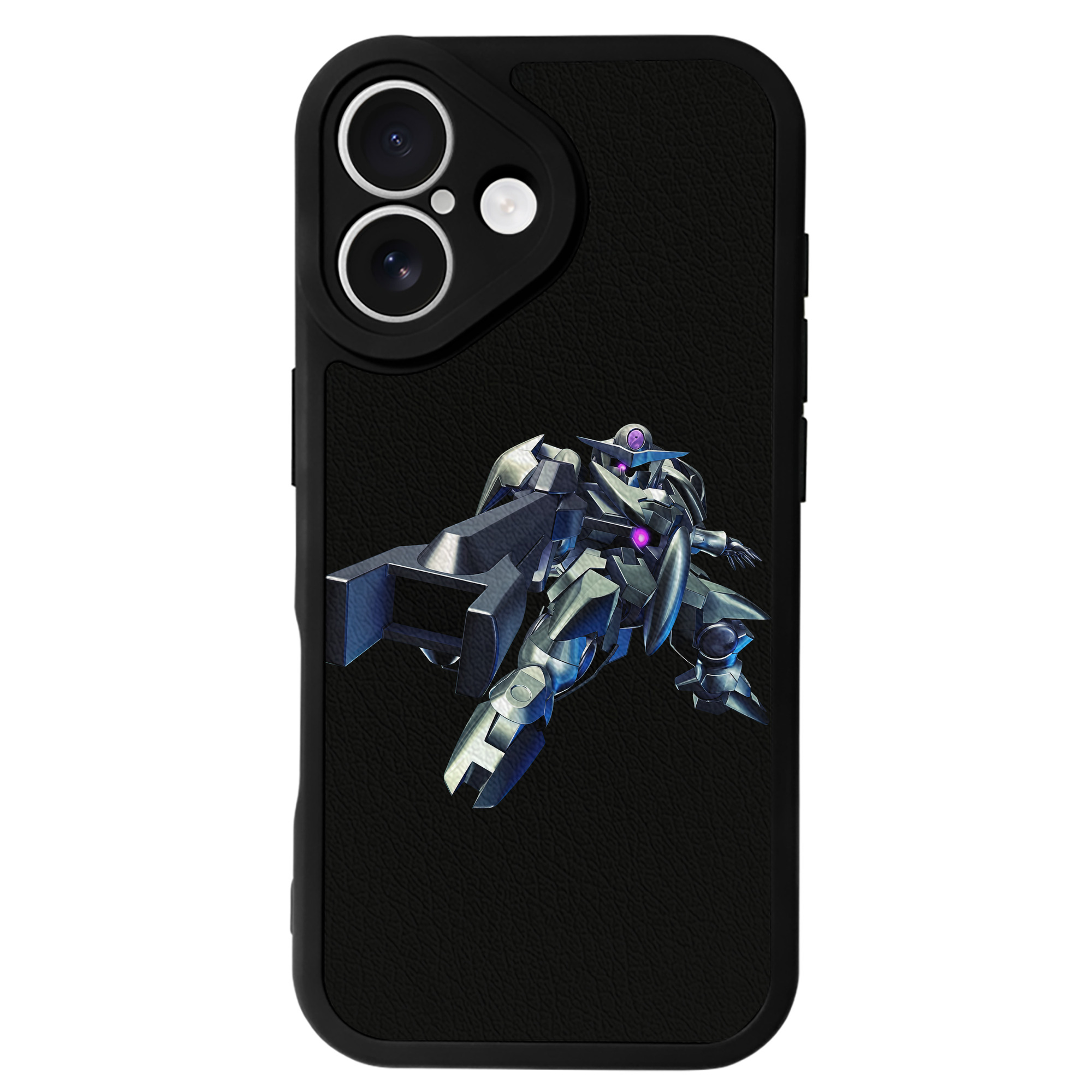 （画像用） 機動戦士ガンダム Mobile Suit Gundam 【iPhone 16シリーズ対応】シリコンスマホケース（レザー調） 材質：シリコン